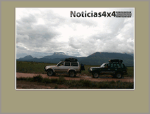 Tablet Screenshot of noticias4x4.com